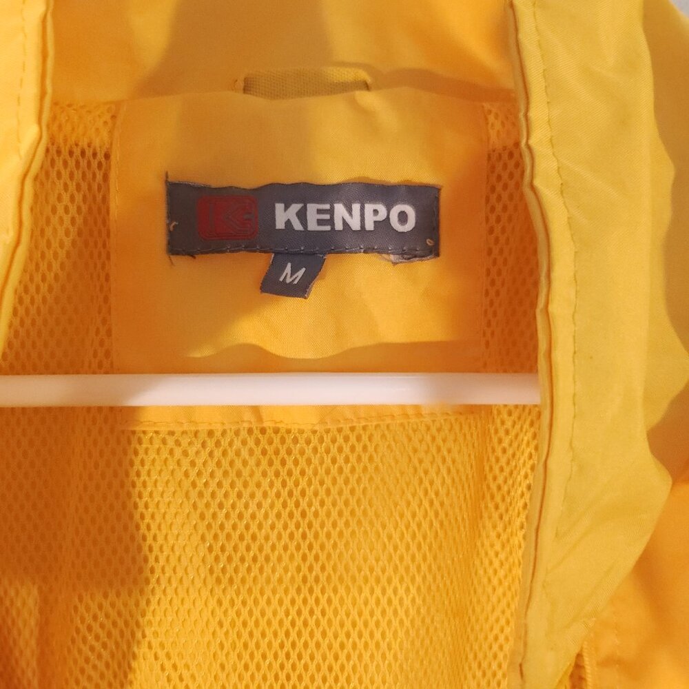BRIGHT YELLOW WINDBREAKER MEDIUM  VINTAGE RARE A MUST HAVE - Picture 10 of 15